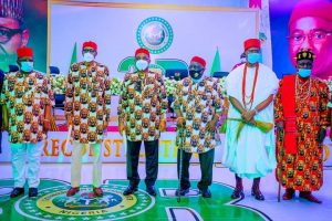 Buhari arrives Owerri,  meets South-East stakeholders