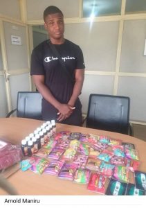 NDLEA intercepts drugged candies from UK, nabs 22-year-old importer; seizes cookies, cocaine going to Dubai, Saudi Arabia