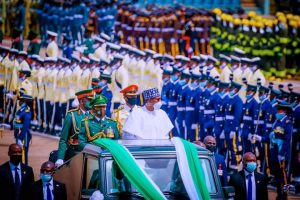 61st Independence Anniversary: Buhari, Osinbajo, Abdulsalami, Jonathan, others at Eagle Square