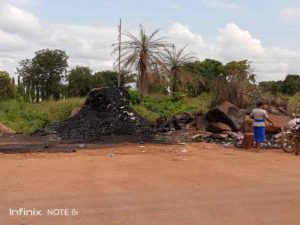 Kanu's trial: Articulated vehicle, shop razed in Enugu