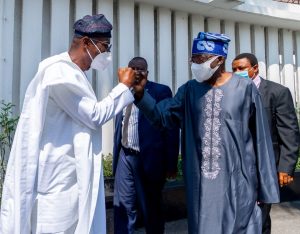 Sanwo-Olu hosts Tinubu, as APC National Leader says 'God can give power to anyone He wills'