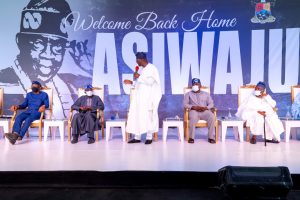 Sanwo-Olu hosts Tinubu, as APC National Leader says 'God can give power to anyone He wills'