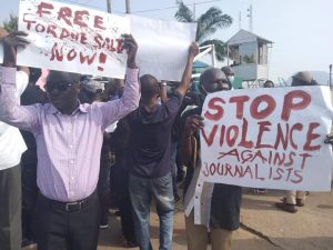 Missing Journalist: Protest in Abuja