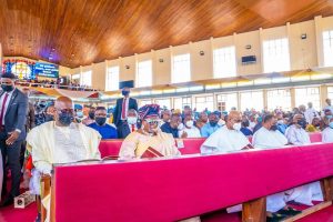 Makinde, Abiodun, Akeredolu, Daniel, Ooni, Alake, others grace Oyo Speaker’s wedding in Ibadan