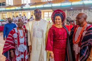 Makinde, Abiodun, Akeredolu, Daniel, Ooni, Alake, others grace Oyo Speaker’s wedding in Ibadan