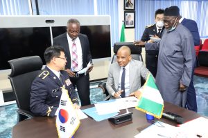 Maritime diplomacy: NIMASA, Korean Coast Guard sign MoU, as Jamoh seeks  Korea’s     support for  IMO  elections