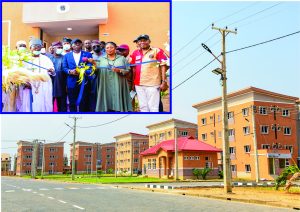 Sanwo-Olu inaugurates, renames 480 housing units after B.O. Benson