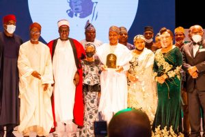 Jamoh receives Zik Award, thanks Buhari