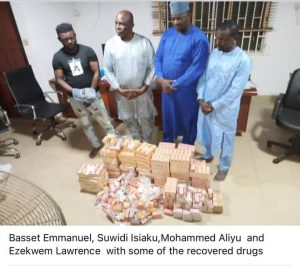 Pregnant woman arrested with 1,441kg imported skunk in Lagos raid