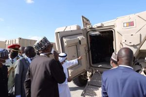 Buhari visits Edge Group's Tawazun Industrial Park, Abu Dhabi