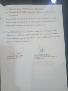 Anambra APC Caucus affirms Andy Uba as leader