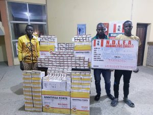 NDLEA arrests three trans-border traffickers with 48,000 tabs of Tramadol