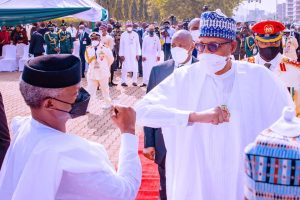 AFRD: Buhari, Osinbajo, others honour fallen, living heroes