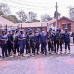 NSCDC Female Strike Force Commandant visits Alaafin, says 'no mercy for criminals'