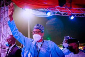 Buhari arrives Eagle Square for APC National Convention 