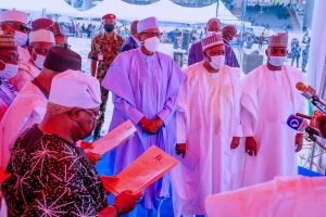 APC: Adamu, Omisore, others take charge (see pix)