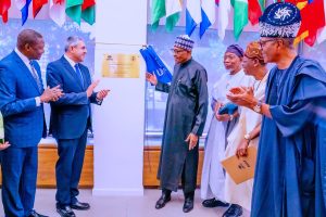 Buhari, Lai Mohammed, others at UNWTO Headquarters