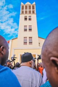 Akeredolu visits scene of Owo massacre, says 'we will get them. I am not boasting'