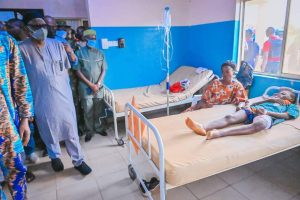 Akeredolu visits scene of Owo massacre, says 'we will get them. I am not boasting'