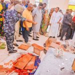 Akeredolu visits scene of Owo massacre, says 'we will get them. I am not boasting'