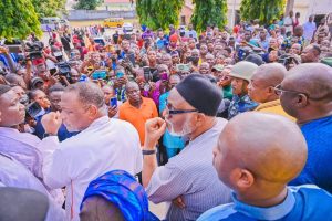 Akeredolu visits scene of Owo massacre, says 'we will get them. I am not boasting'