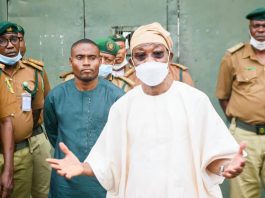 Aregbesola in Kirikiri, says 'attackers of custodial centres must not live to tell the story'