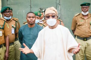 Aregbesola in Kirikiri, says 'attackers of custodial centres must not live to tell the story'