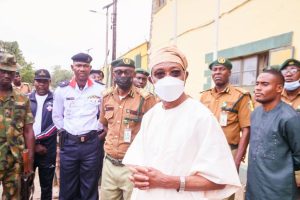 Aregbesola in Kirikiri, says 'attackers of custodial centres must not live to tell the story'