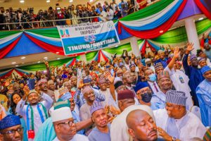 Tinubu unveils Shettima as running mate, says 'true leadership not grounded in religion, populism, sentiment'