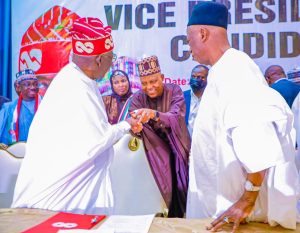 Tinubu unveils Shettima as running mate, says 'true leadership not grounded in religion, populism, sentiment'