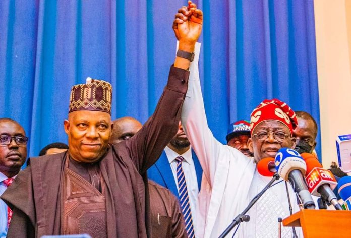 Tinubu unveils Shettima as running mate, says 'true leadership not grounded in religion, populism, sentiment'