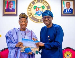 Lai Mohammed solicits Sanwo-Olu's support for UNWTO Global Conference