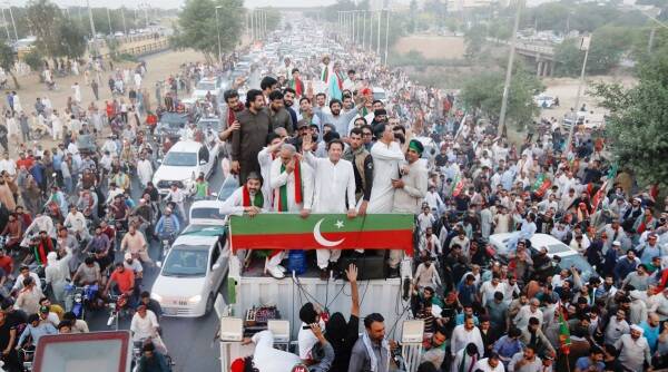 Pakistan’s ex-PM Khan announces protest march for fresh elections