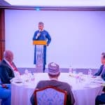 Jamoh addressing the gathering in Seoul