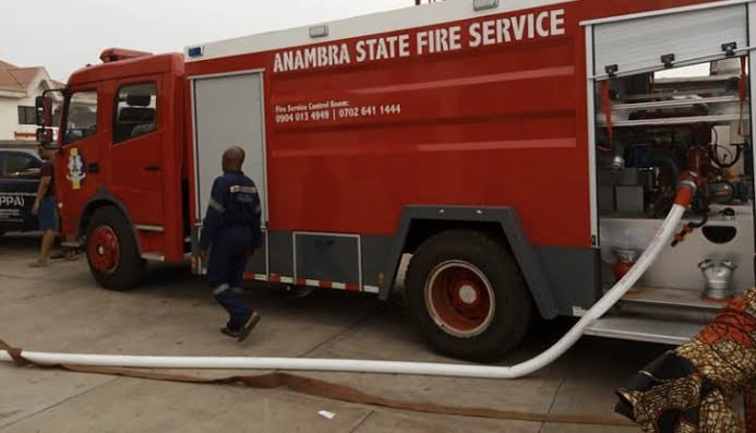 Fire razes perfume, wig shops in Onitsha