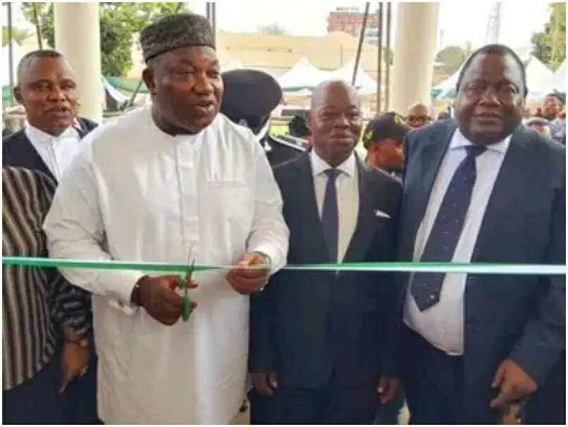 Gov. Ugwuanyi inaugurates new Multi-Door Courthouse in Enugu