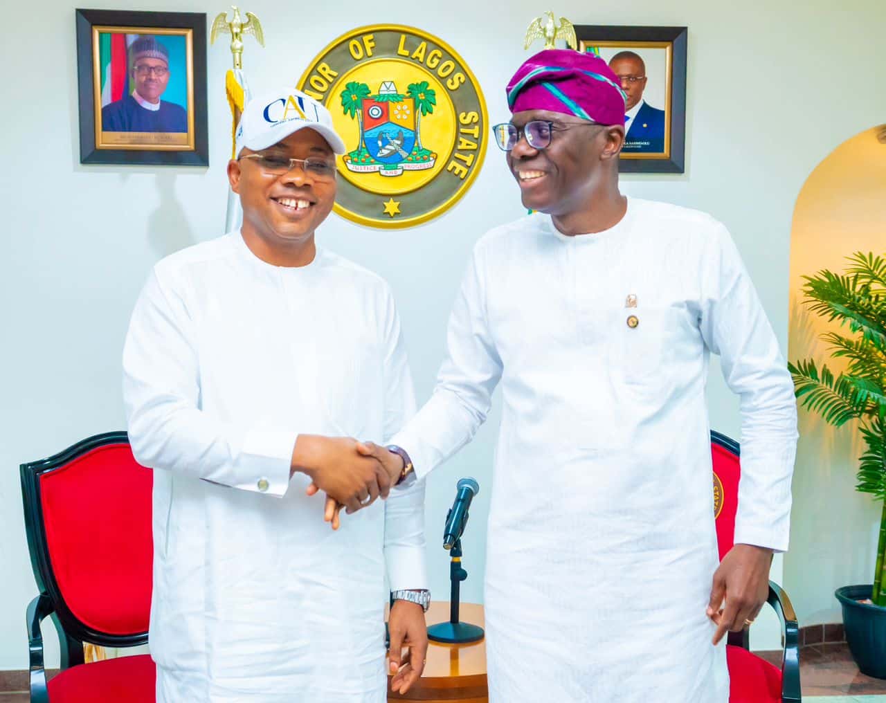 Kogi guber: Sanwo-Olu receives Ododo in Lagos, says ‘entire APC family will work for your victory on November 11’