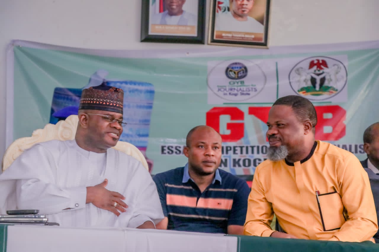 Millionaire Journalists! Yahaya Bello scores another first in maiden GYB Essay Competition for Kogi media practitioners