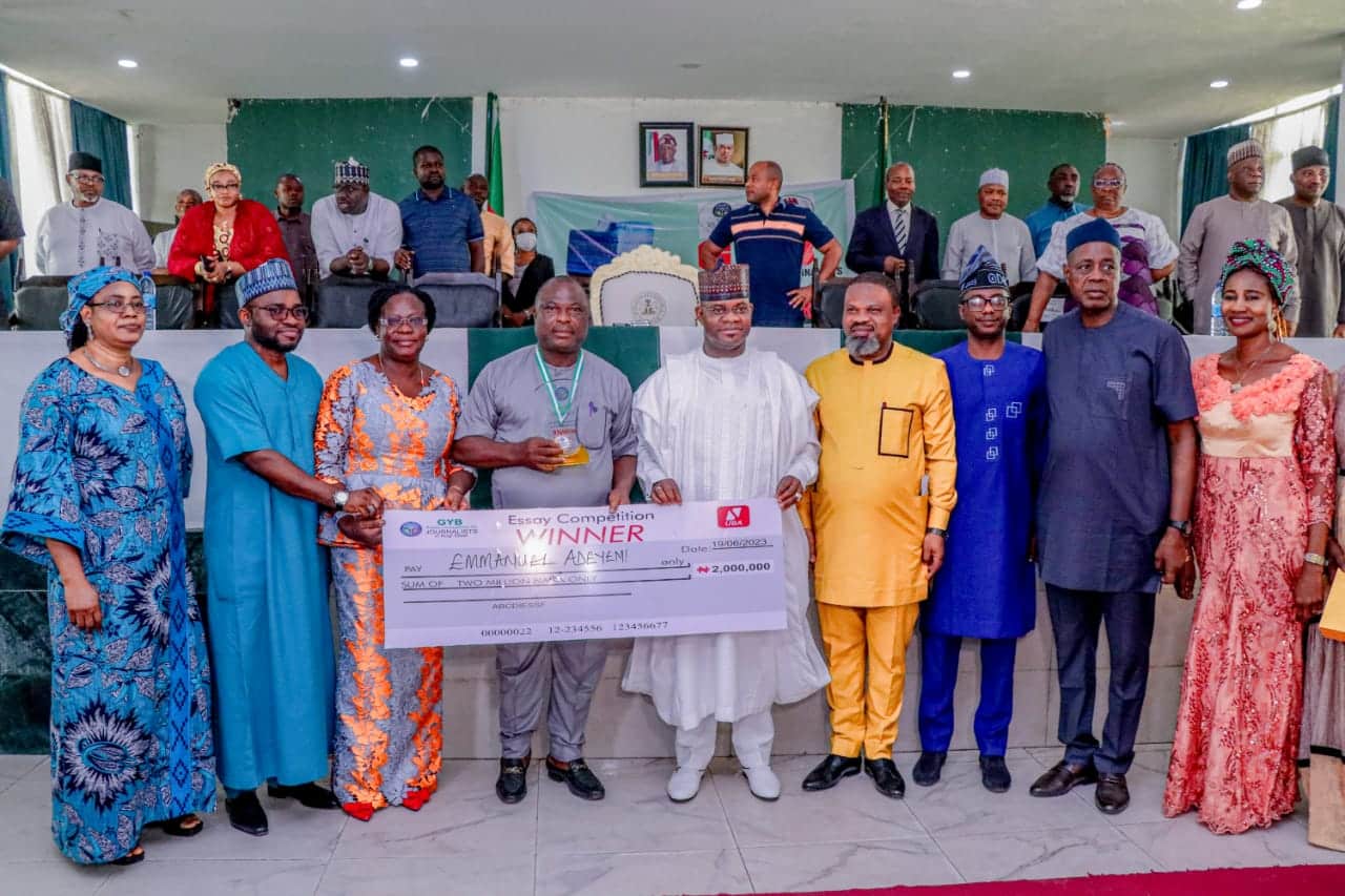 Millionaire Journalists! Yahaya Bello scores another first in maiden GYB Essay Competition for Kogi media practitioners