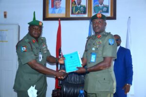 Onubogu assumes duty as 21st Commandant of Peacekeeping Centre