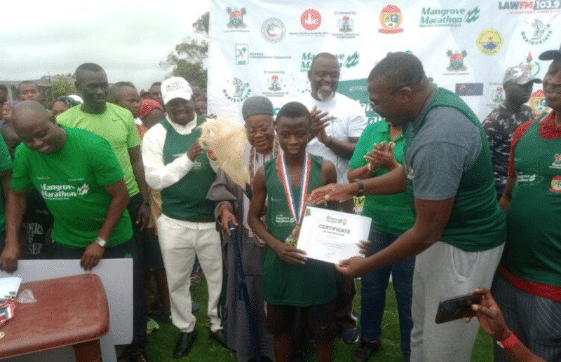 17-year-old wins 2023 Lagos Mangrove Marathon Race
