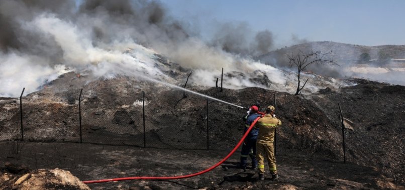 Greek warns of high risk of fires as strong winds blow