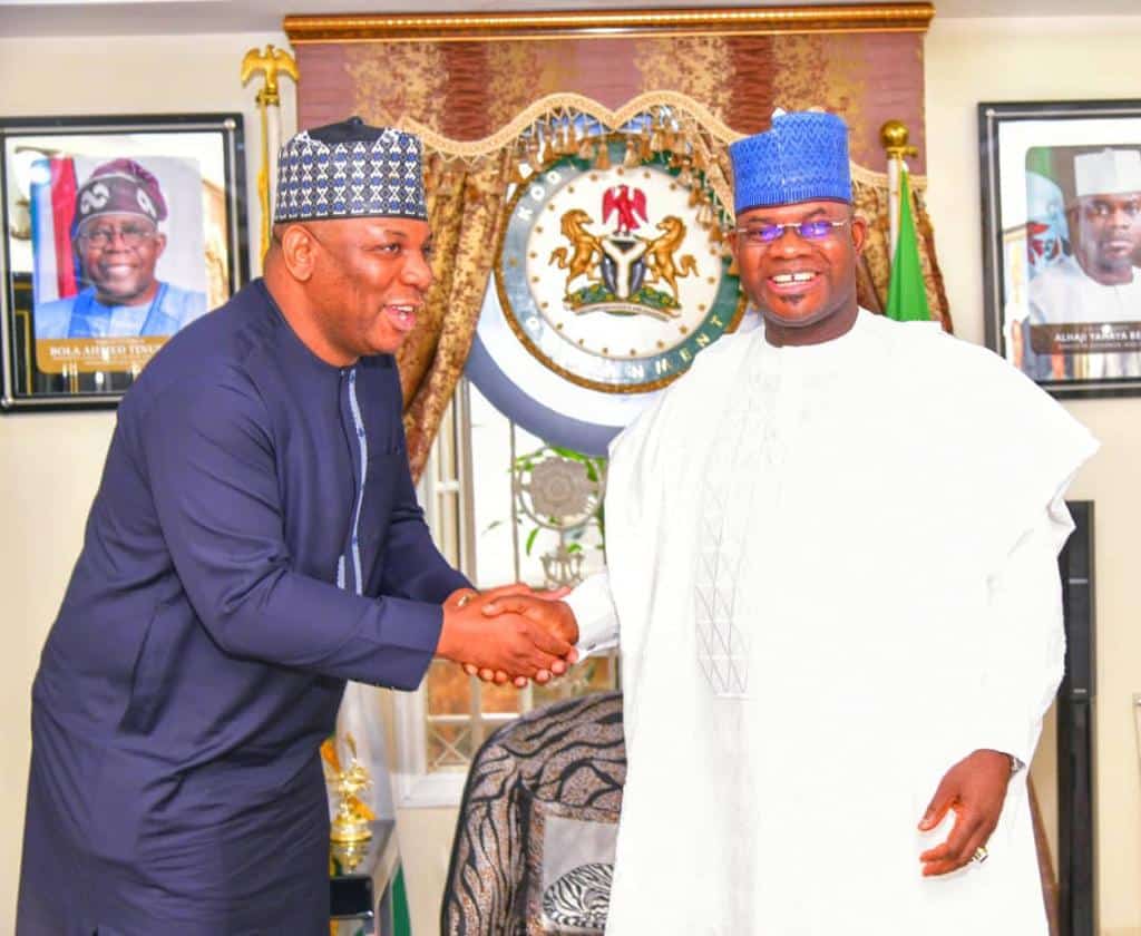 Kogi minister-designate, Shaibu Audu Abubakar, ‘on a gratitude visit’ to Yahaya Bello, thanks Governor for nominating him