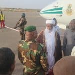 Abdulsalami and Sultan at Niamey Airport