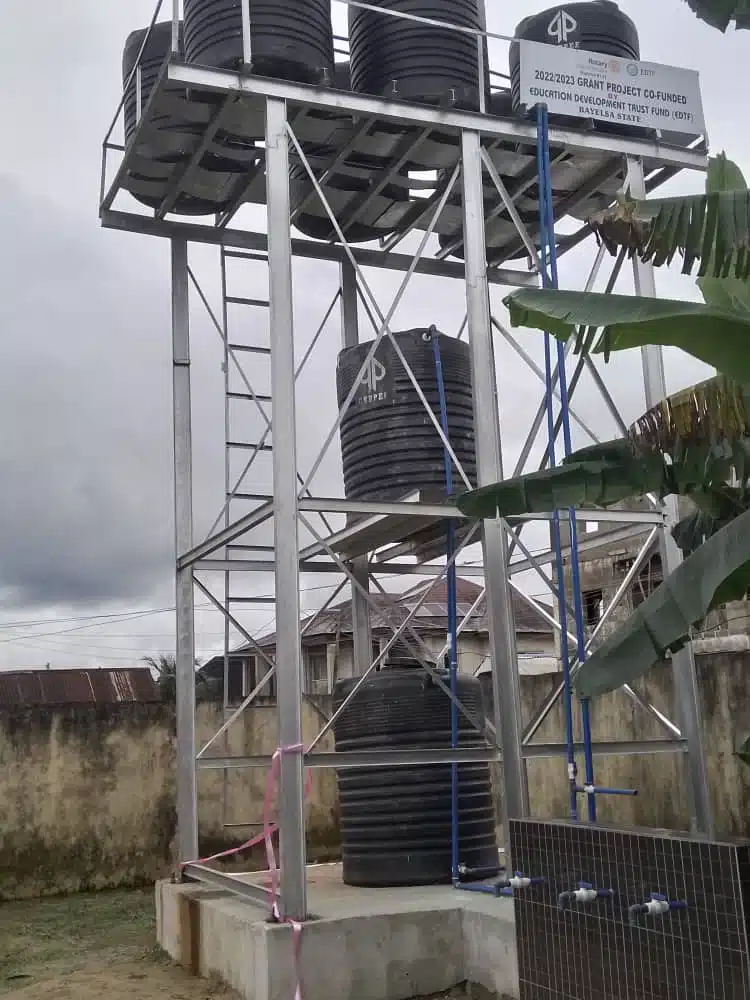 Bayelsa community school gets maiden water scheme