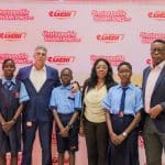 Beneficiary of Egbin Power Scholarship programme 2023, Anthonia Nkwogu; CEO of Egbin Power Plc, Mokhtar Bounour; Scholarship beneficiary, Ridwanullahi Sharafa; Administrator, Powerfield Group of Schools, Ngozi Emezue; Scholarship beneficiary, Mosuro Rhoda and Head of Corporate Communications and Branding, Egbin Power Plc, Felix Ofulue, at the presentation of scholarship awards to beneficiaries held at Egbin Power Plc, Lagos.