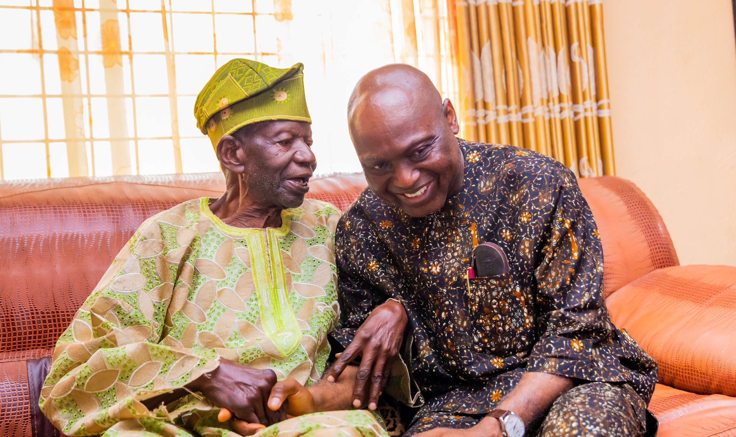 Oyebanji re-unites with 90-year-old ex-principal, class teacher