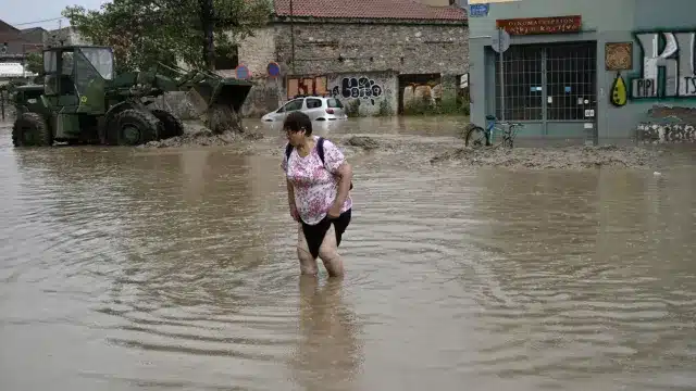 Affected regions still without power in Greece after flooding