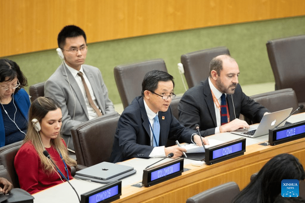 China to firmly uphold UN-centered int’l system, says envoy