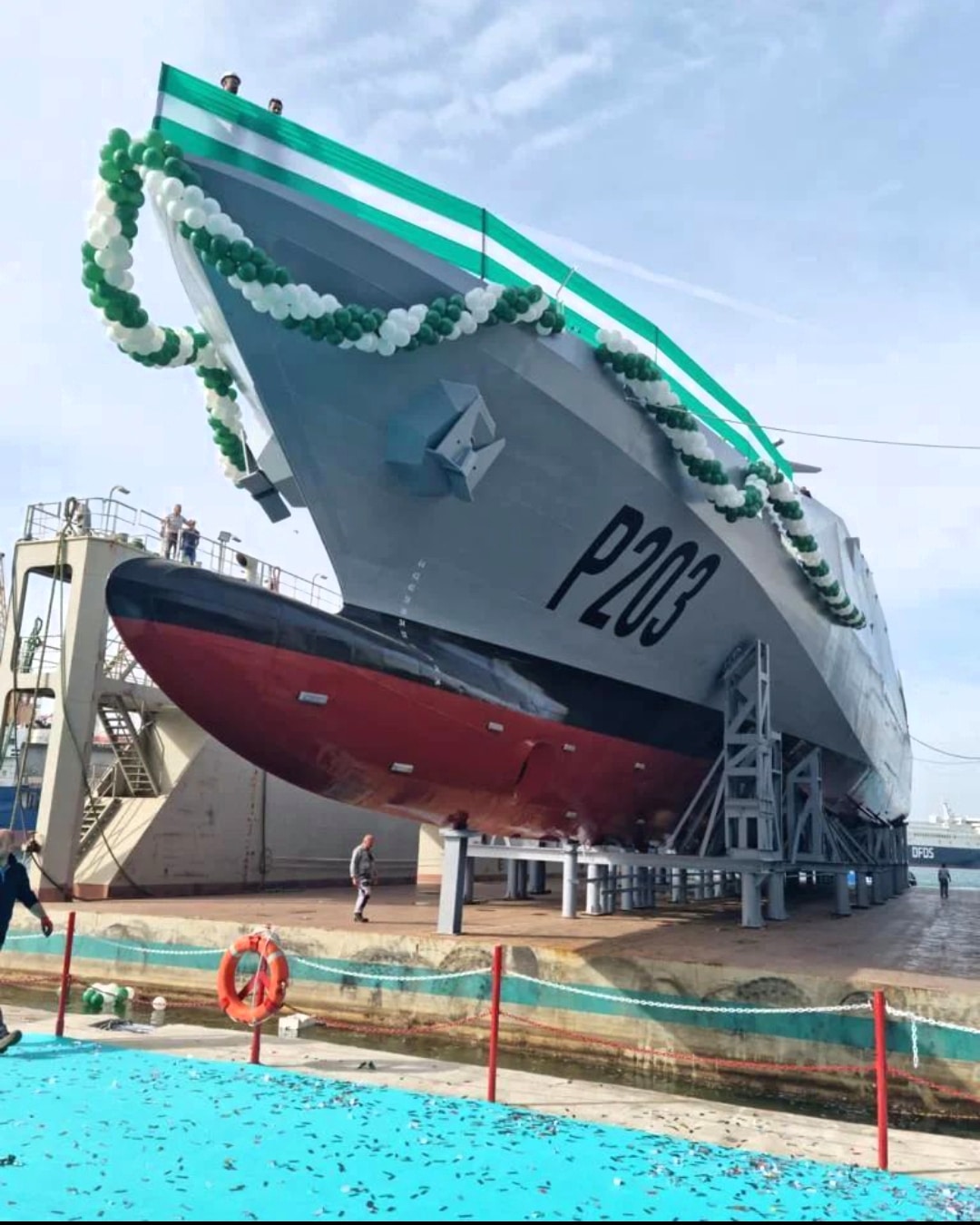 Nigerian Navy launches new offshore patrol vessel